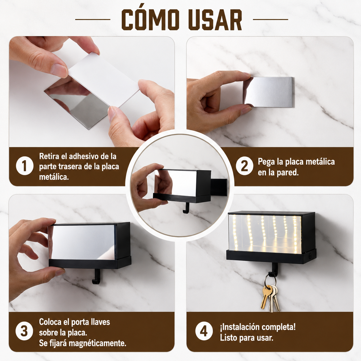 Exhibidor Llave De Garaje LED